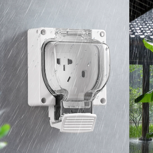 Водонепроницаемая розетка на открытом воздухе дождь, индустрия трех -дыра с пятью отверстия на открытом воздухе, открытая ванная комната интегрированная