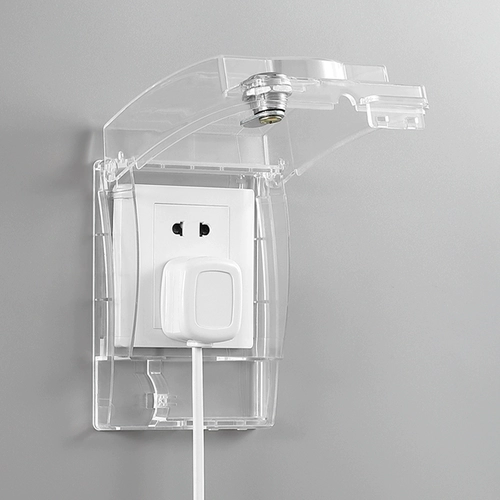 Вставьте 86 водонепроницаемой коробки с помощью туалетной ванной комнаты водонепроницаемой крышкой прозрачного уплотнения