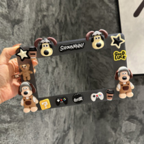 86 90 double switch wall sticker protective cover living room bedroom home lamp wall socket decoration modern simple