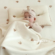 Export South Korea ins Wind baby six-layer gauze cotton cover blanket spring and autumn summer thin quilt baby cover blanket