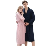 Летний тонкий длинный сексуальный банный халат для влюбленных, быстросохнущая пижама, средней длины