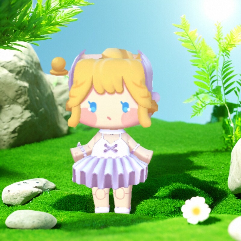 Mini World Blind Box Skin Tasha Thumbelina Yujia Taliya Fireworks Mousse Universe Princess Xituantuan