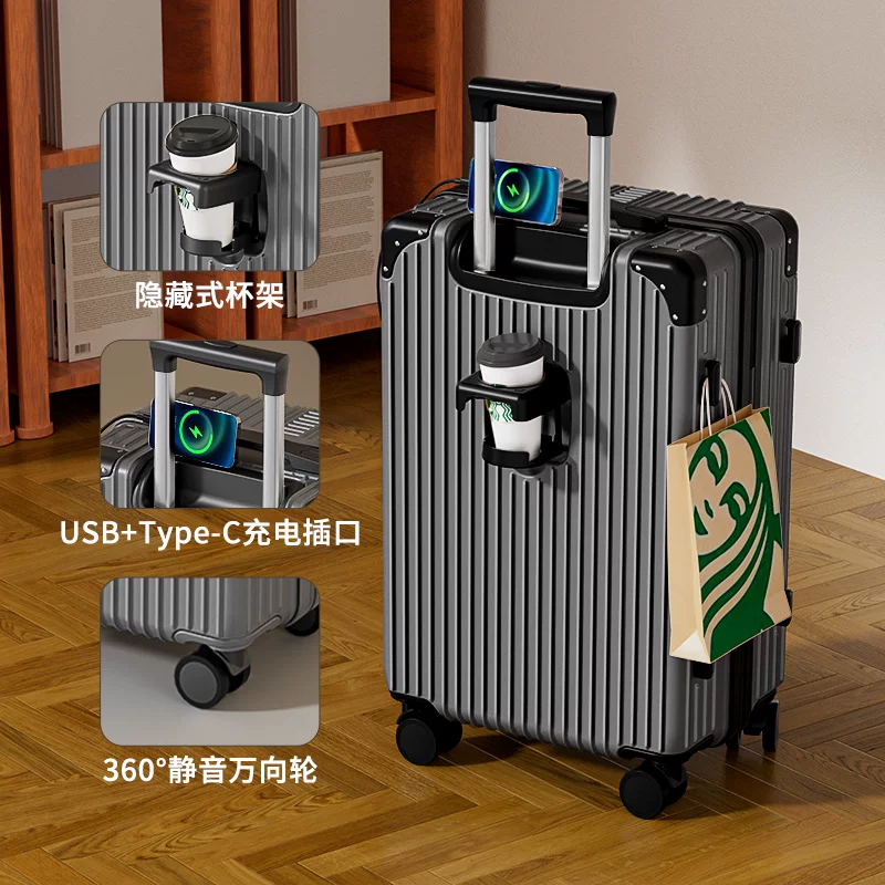 Suitcase, capacious durable box for traveling, 20 inch