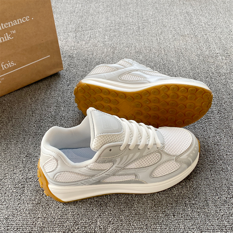 Hong Kong Style Niche Couple's Dad Shoes, Unisex, 2026 Spring New Model, Versatile Casual Sports White Shoes for Students