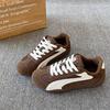 Racing Shoes/Couple's Brown Moral Training Shoes, Unisex, 2026 Spring New Model, Mesh Breathable Sports Casual Shoes
