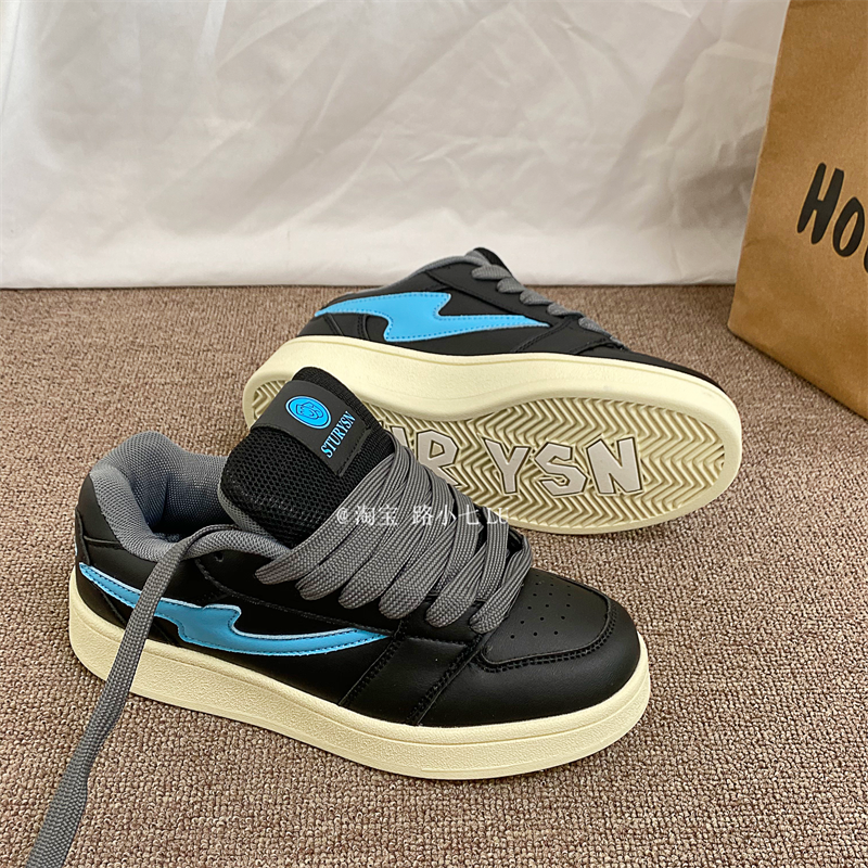 Korean Style Niche Couple Lightning Sneakers for Men ins Trendy 2026 Spring New Versatile Casual Sports Sneakers for Women