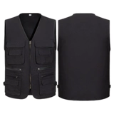 Хлопковый дорожный жилет для работы, делается под заказ, с печатью вашего логотипа