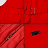 Хлопковый дорожный жилет для работы, делается под заказ, с печатью вашего логотипа