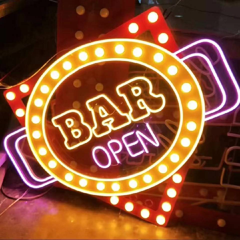 网红落日灯箱工厂店