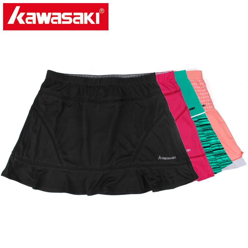 Kawasaki New Pants Skirt Woman Summer Brief Workout Badminton Sports Casual Knitted Dress Pants Breathable Comfort Skirt