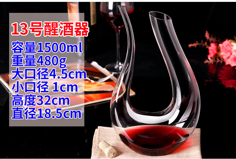 Rượu decanter thủy tinh không chì rượu vang decanter vành đai pha lê bình rượu nhà chai rượu vang chai lục địa ly uống rượu mạnh