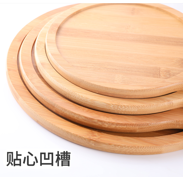 Tre Pizza Board Gỗ Pallet Pizza Western Cut Pizza Pie Gỗ Tròn Bánh Steak Steakboard khay gỗ đựng bánh