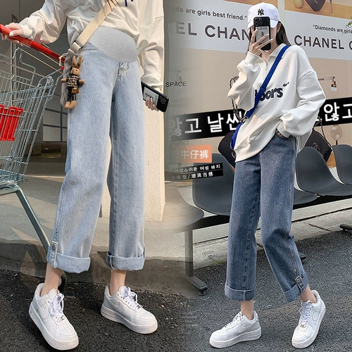 Осенние штаны, весенние джинсы, большой размер