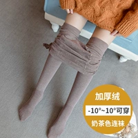 Бархат с толщиной носки с молочным чаем (отрицательные 10-10 градусов