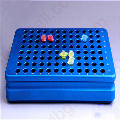 96 holes 1 5 2ML aluminum thermostatic holder thermostatic tray metal centrifugal tube holder gold