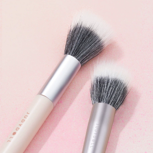 Джудидолл оранжевая точечная кисть для рисования, шерстяная кисть для румян, кисть для макияжа, женский мягкий портативный инструмент для макияжа из волос животных