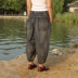 2020 mùa xuân và mùa thu Retro quần Harun Casual Pants quần Dad quần Daddy quần nữ Loose Big Mã Jeans Nine-Legged 