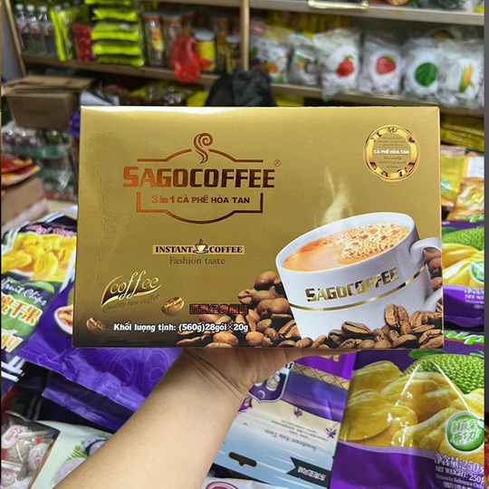 Importé du Vietnam Saigon trois-en-un classique original café instantané 560g café instantané moelleux et fort 28 pièces