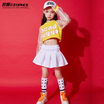 Children acting out of the street dance suit boy hip hop jazz dance costumes girl hiphop tide dress cheerleader