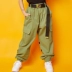 Bộ đồ hip-hop trẻ em bé trai mùa hè phiên bản Hàn Quốc mới của bộ trang phục biểu diễn bé trai hiphop quần áo nhảy jazz ngắn tay - Trang phục Trang phục