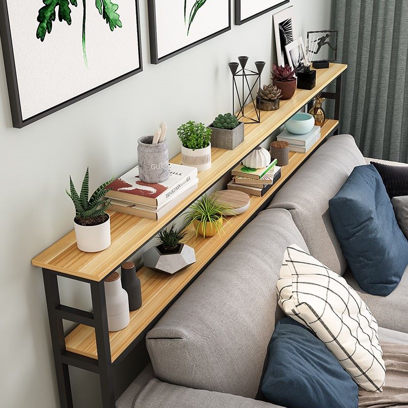 Sofa rear shelving sofa after sofa rear shelving long strip sofa Behind the wall Narrow Sofa Rear Book Shelf