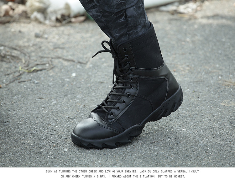 Bottes militaires pour homme - amortissement - Ref 1402569 Image 12