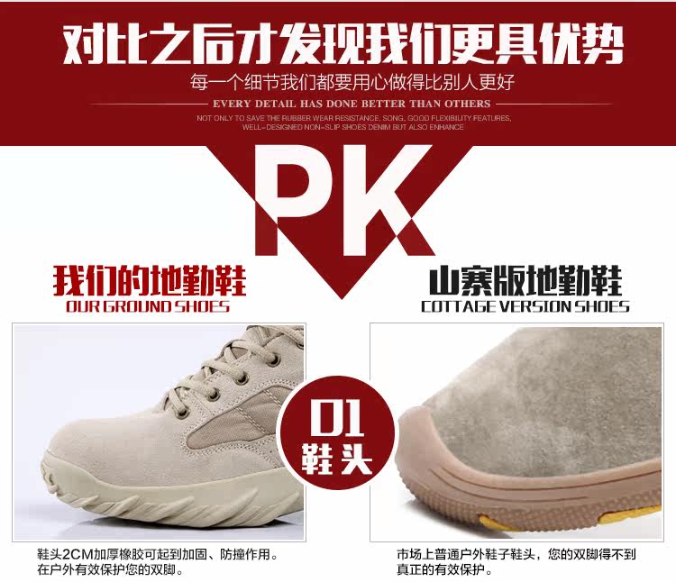 Bottes militaires pour homme en Anti-fourrure - Ref 1402556 Image 19
