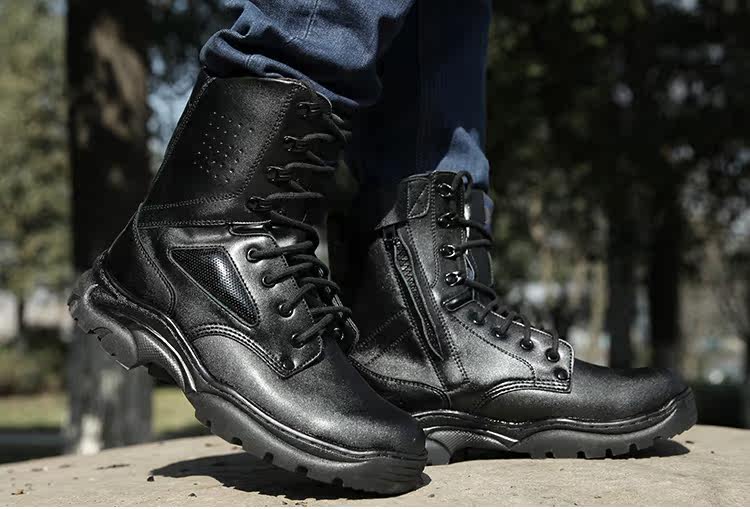 Bottes militaires pour homme - amortissement - Ref 1402565 Image 21