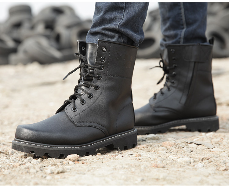 Bottes militaires pour homme - choc - Ref 1402562 Image 17