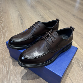 H-check men's shoes business casual genuine leather men's shoes