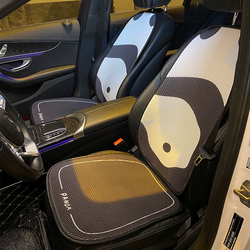 Милое универсальное летнее охлаждающее сиденье на четыре сезона, шелковое нескользящое дышащее цельное кресло, панда