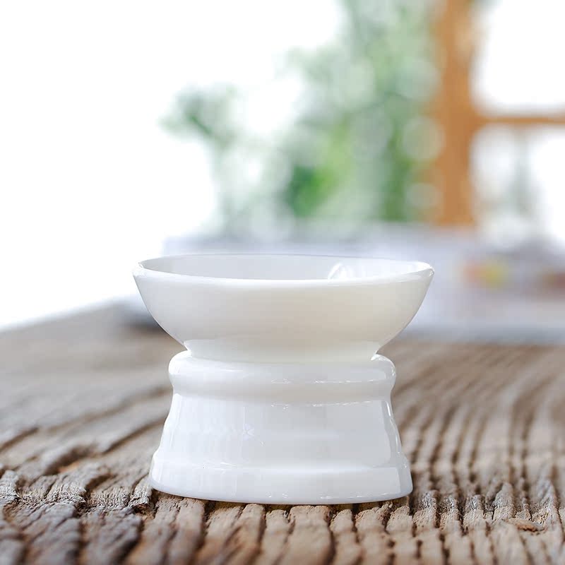 Don difference up dehua white porcelain jade porcelain ceramic kung fu tea tea tea filter accessories) tea filter tea strainer