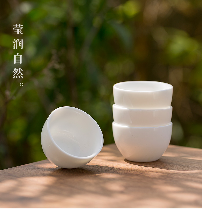 Tang's white porcelain contracted travel tea set suit portable kung fu tea caddy fixings tea tray glass cup home