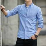 Демисезонная рубашка, универсальный утепленный пиджак классического кроя для отдыха