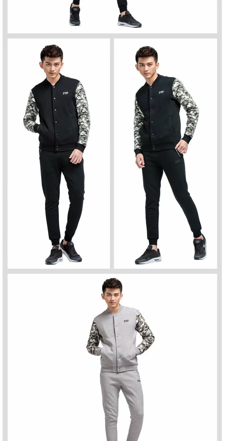 Xtep Authentic 2017 xuân mới nam V-cổ đơn giản áo dệt kim thể thao đồng phục bóng chày thời trang giản dị mẫu áo thể thao nữ đẹp