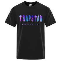 Trapstar London Nebula Printed T-Shirts Men Casual Breathabl