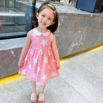 Girls Dress Summer 2021 New Childrens Dress Princess Dress Summer Cotton Little Girl Baby Skirt