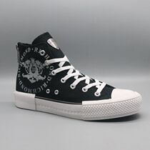 High-end Pickup Foreign Trade Export Single Men Shoes Summer Breathable 100 Hitch Fashion High Bunch Shoes Casual Sails Shoes Board Shoes