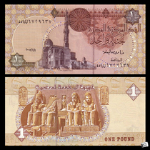 (Africa)New UNC Egyptian 1 Pound Banknote Foreign Banknote Foreign Coins Foreign Currency