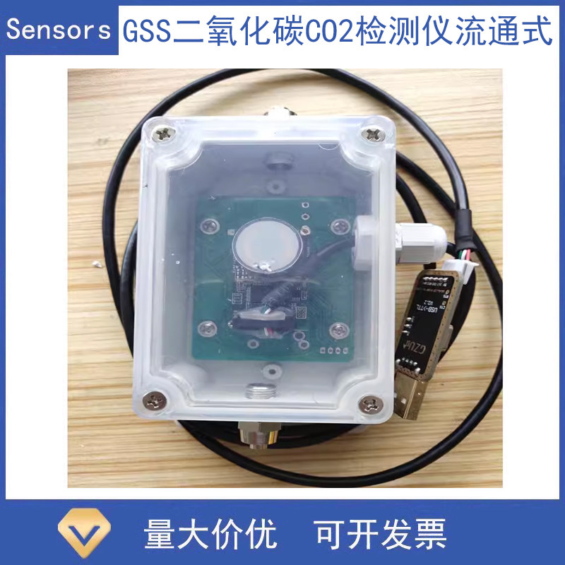 英国GSS二氧化碳CO2检测仪流通式TTL输出！5%-20%-60%100%