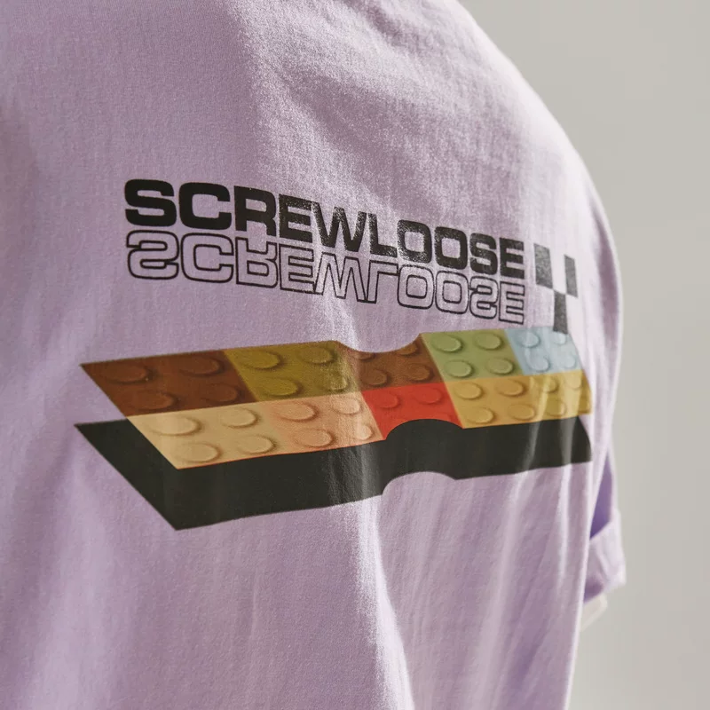 Публичная серия идеалистических монологов Inxxstreet Screw loose, модная пара с короткими рукавами футболка с печатью букв