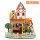 Nhà trẻ em ba chiều giấy xây dựng khối nam lắp ráp