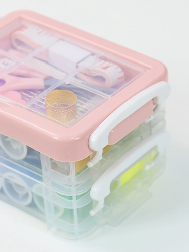 Многофункциональный игольчатый проволочный пакет Швейный проволочный инструмент магнитный всасывающий инструмент Домохозяйственная линейная коробка с помощью портативного игольчатого проволока