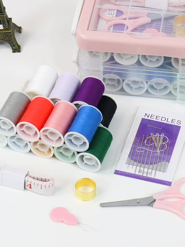 Многофункциональный игольчатый проволочный пакет Швейный проволочный инструмент магнитный всасывающий инструмент Домохозяйственная линейная коробка с помощью портативного игольчатого проволока