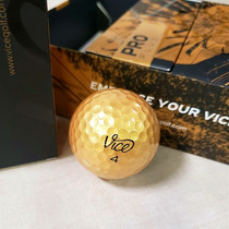 Vice Golf Pro Plus 限量版金色高尔夫球 110+专业远距12个装