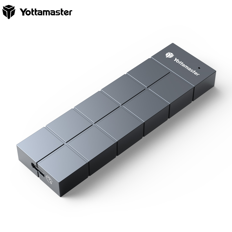 Yottamaster M 2 NGFF SATA SSD Mobile Hard Disk Box USB 3 1 Type-C HC3-C3