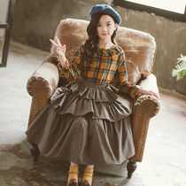 UK NEXT KISS girls tennis red suit foreign gas 2020 spring autumn new plaid trendy fashion Two sets