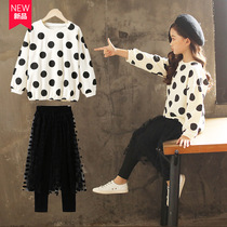 UK Next Kiss girl girl net red suit foreign gas 2020 spring autumn new round points trendy Korean version two sets