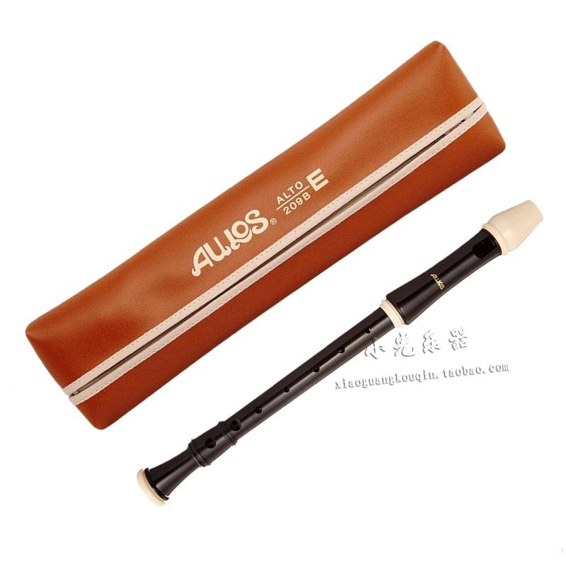 Japanese Elhos Aulos Pipe 209B - E English middle 8 hole students teach introductory flute with beginners