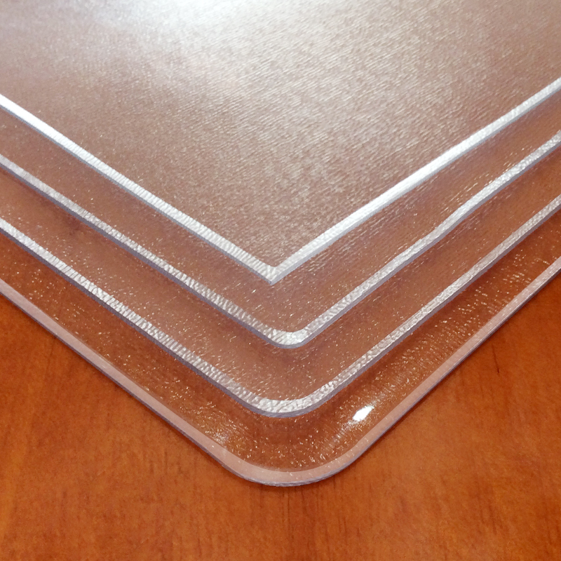 Soft pvc glass transparent frosted table cloth anti-oil and oil free plastic rubber table mat tea mat thick